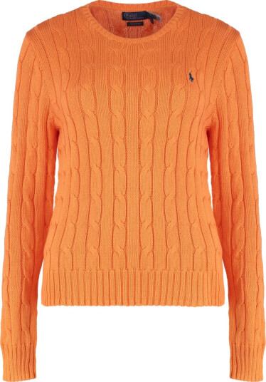 Polo Ralph Lauren Dame Strikkevarer Oransje M, Polo Ralph Lauren Dame Strikkevarer Oransje M,