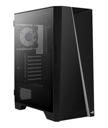 Aerocool Mirage Midi Tower Kabinett med Herdet Glass Svart ATX Aerocool Mirage Midi Tower Kabinett med Herdet Glass Svart ATX
