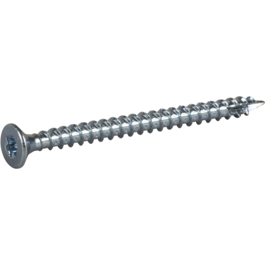Essve Treskrue Helgjenget Senkehode Torx Stål Ø 3mm L 40mm Blankforsinket Ant 200stk