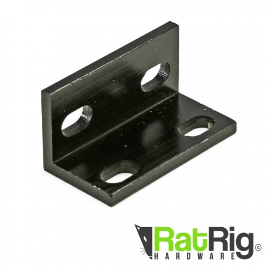 RatRig Universal L Bracket (Double) - Black Anodized RatRig Universal L Bracket (Double) - Black Anodized