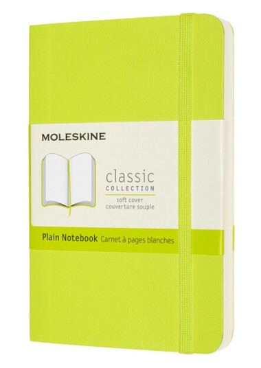 Moleskine Classic Soft Cover Pocket Lemon Green Ruled