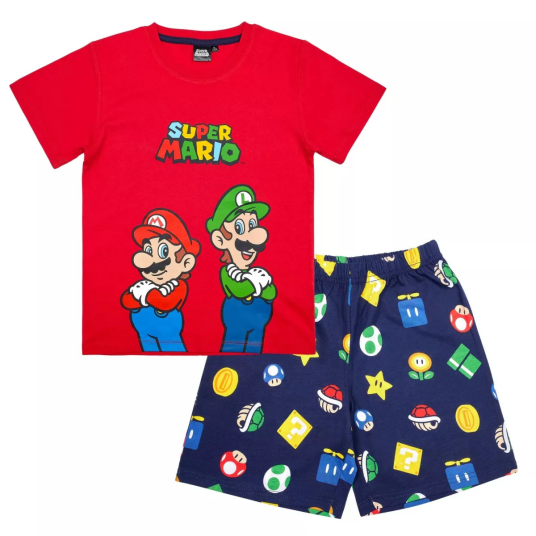 Super Mario Pysjamas Brotherly Love - 110 / 5 år - Barn - 100% bomull Super Mario Pysjamas Brotherly Love - 110 / 5 år - Barn - 100% bomull