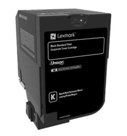 Lexmark sort - original - tonerpatron - Laser toner Svart