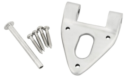 Bigsby Conventional Hinge W/hinge Pin And Screws, Polished Bigsby Conventional Hinge W/hinge Pin And Screws, Polished