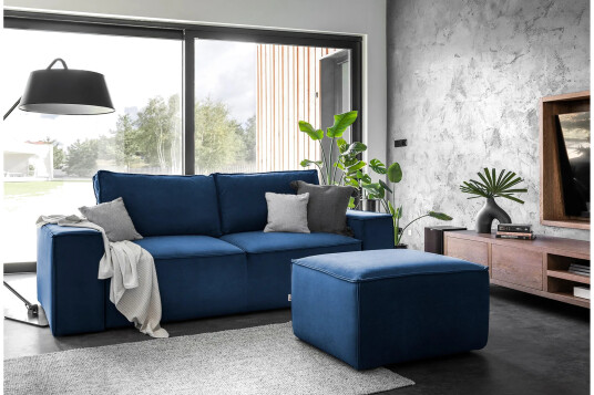 Kamli Sovesofa 3 seters med Oppbevaring Blå Kamli Sovesofa 3 seters med Oppbevaring Blå