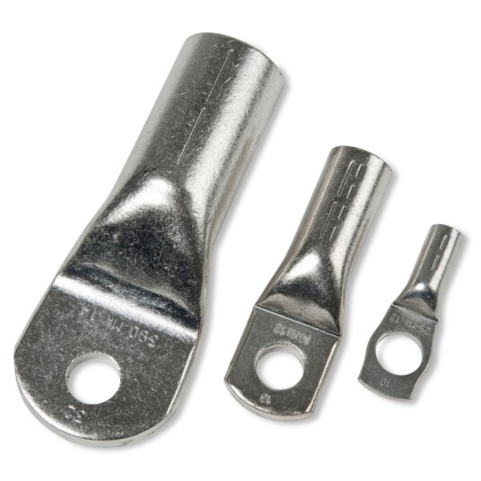 Hilpress KRF35-10 Kobber Endehylser for 35mm2 Strømkabler, Gul Hilpress KRF35-10 Kobber Endehylser for 35mm2 Strømkabler, Gul