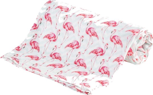 Bocioland Flamingo Bambusklut - 30x30 cm - Flamingo Bocioland Flamingo Bambusklut - 30x30 cm - Flamingo