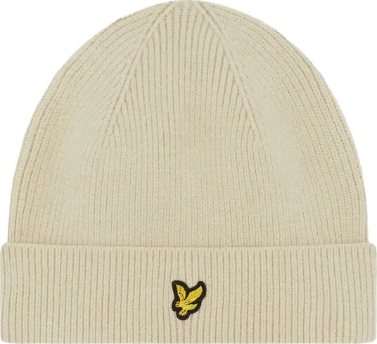 Lyle & Scott Beanie   Cream   ONE SIZE