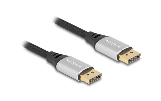 Delock DisplayPort kabel 16K60Hz 1m Sølv