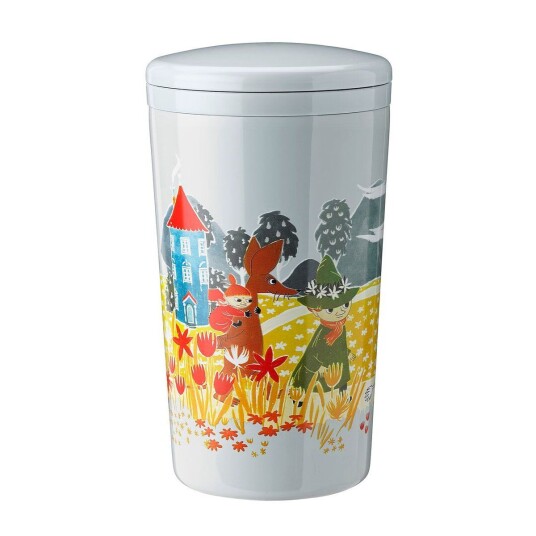 Stelton Carrie termokopp 0,4 liter Moomin sky