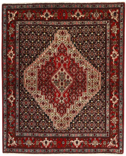 Håndknyttet. Opphav: Persia Seneh Teppe 127x155