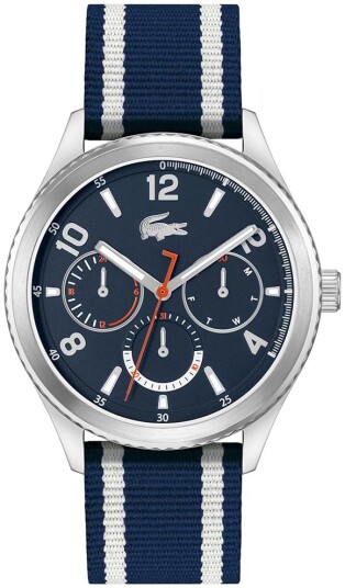 Lacoste Herreklokke 2011290 Deuce Blå/Tekstil Ø44 mm Lacoste Herreklokke 2011290 Deuce Blå/Tekstil Ø44 mm