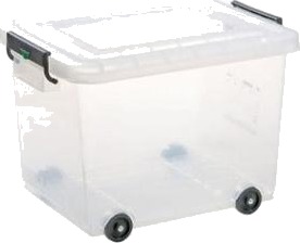 Container Araven 60 Ltr 53X40x38 Mm Med Hjul/Låg Pp,Stk