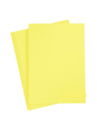 Creativ Company Colored Cardboard Canary Yellow A4 20 sheets
