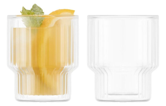 Bodum Navalia glass med dobbelt vegg 15 cl 2 pakn. Klar