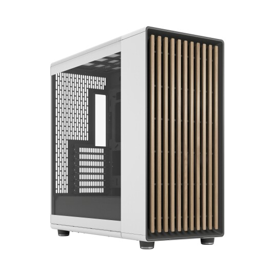 Fractal Design North XL Mid Tower Kabinett Chalk White TG Clear med USB 3.1 Type-C Fractal Design North XL Mid Tower Kabinett Chalk White TG Clear med USB 3.1 Type-C