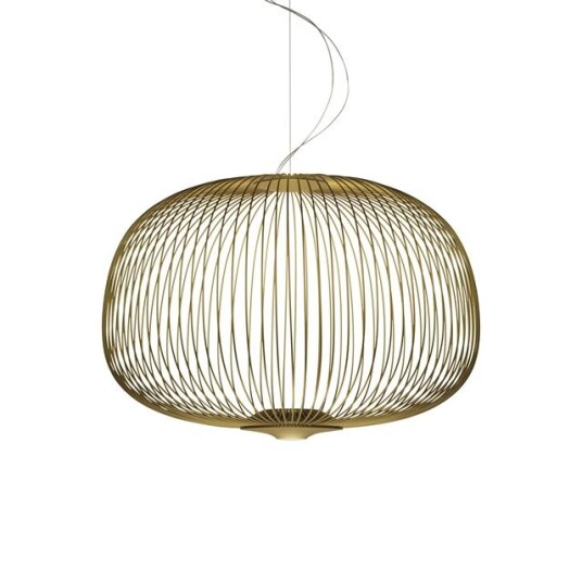 Foscarini Spokes 3 Taklampe med LED Gull Foscarini Spokes 3 Taklampe med LED Gull