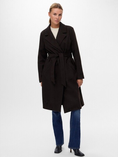 Vero Moda Vmfortuneaya Long Coat Ga Noos Brown XL