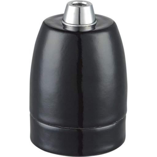 Halo Design Porselen E27 Lampeholder Sort