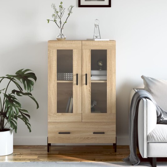 vidaXL Highboard sonoma eik 69,5x31x115 cm konstruert tre vidaXL Highboard sonoma eik 69,5x31x115 cm konstruert tre