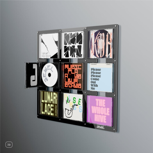 Jewel CD09 Acrylic Transparent Black CD