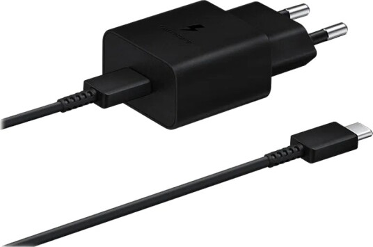 Samsung 15W USB-C Vegglader med Hurtiglading - Svart Samsung 15W USB-C Vegglader med Hurtiglading - Svart