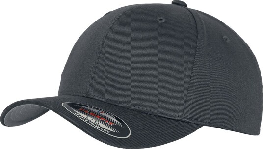Flexfit Caps - Wooly Combed - Unisex - mørkegrå
