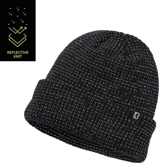 Brandit Reflection Beanie Svart