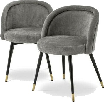 Dining Chair Chloé clarck grey set of 2 Dining Chair Chloé clarck grey set of 2