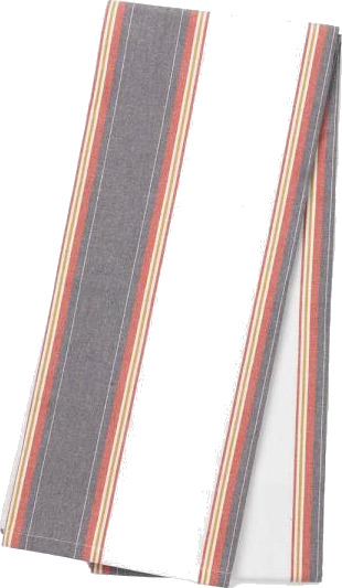 By Mogensen Duk 140x320 cm large stripes hvit/rød By Mogensen Duk 140x320 cm large stripes hvit/rød