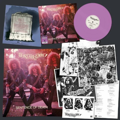 Destruction  Sentence of Death  LP/Vinyl