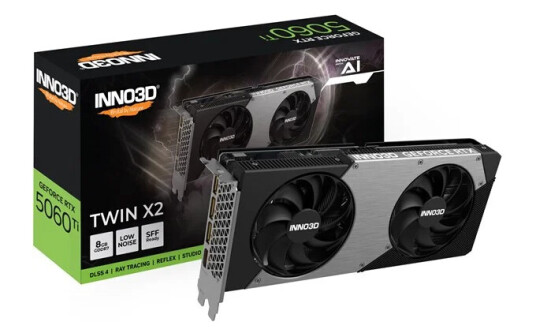 Inno3D GeForce RTX 5060 Ti Grafikkort med 8GB GDDR7 RAM Inno3D GeForce RTX 5060 Ti Grafikkort med 8GB GDDR7 RAM