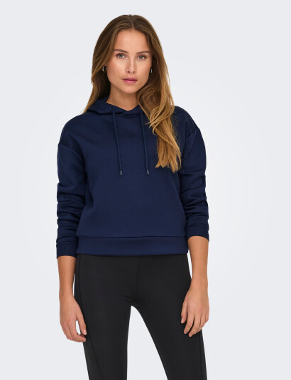 Only Play Onplounge Life Hood Ls Swt Noos - Navy - XS