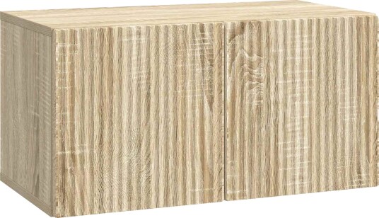 Vegghengt TV skap Sonoma eik 59,5 x 31 x 30 cm Konstruert tre Vegghengt TV skap Sonoma eik 59,5 x 31 x 30 cm Konstruert tre