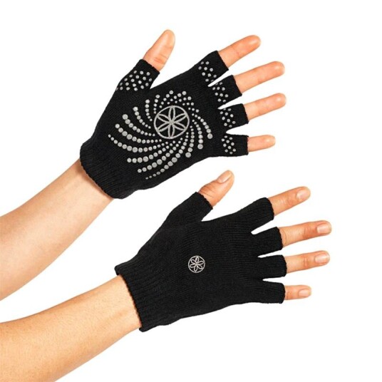 Gaiam Grey Grippy Yoga Gloves Gaiam Grey Grippy Yoga Gloves
