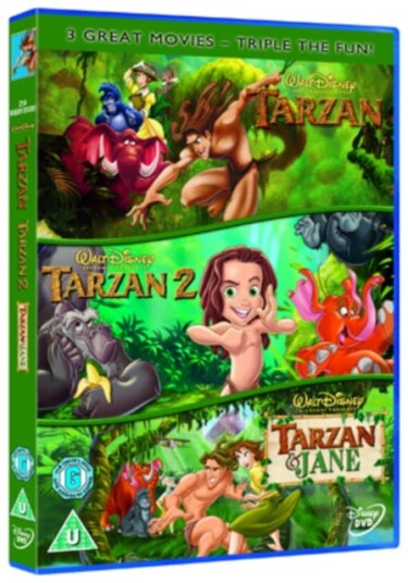 Tarzan/Tarzan 2/Tarzan And Jane (Disney) DVD Tarzan/Tarzan 2/Tarzan And Jane (Disney) DVD