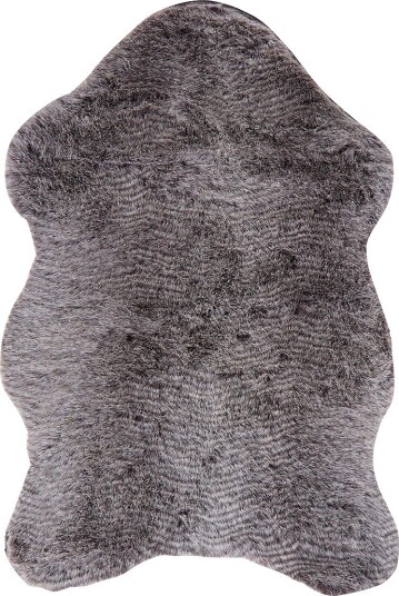 Skinnwille Teppeimitasjon Stily 90 cm Grå Skinnwille Teppeimitasjon Stily 90 cm Grå