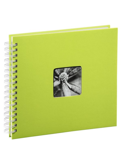 Hama "Fine Art" Spiral Album 28 x 24 cm 50 White Pages kiwi Hama "Fine Art" Spiral Album 28 x 24 cm 50 White Pages kiwi
