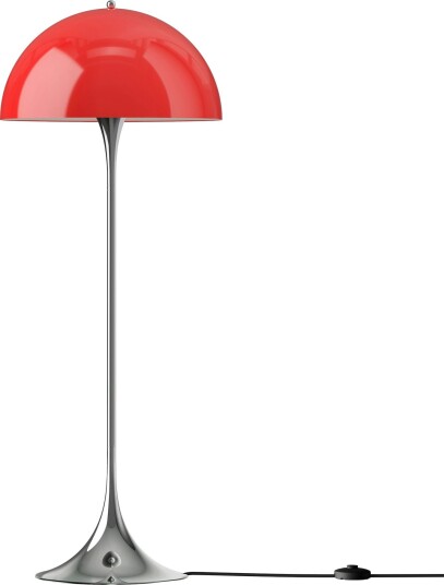 Panthella Gulvlampe 50 cm, Opal Red