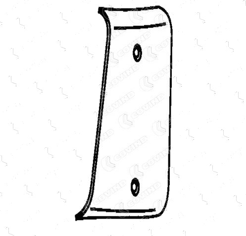 COVIND CF0/165 Røkledeplate, førerhus COVIND CF0/165 Røkledeplate, førerhus