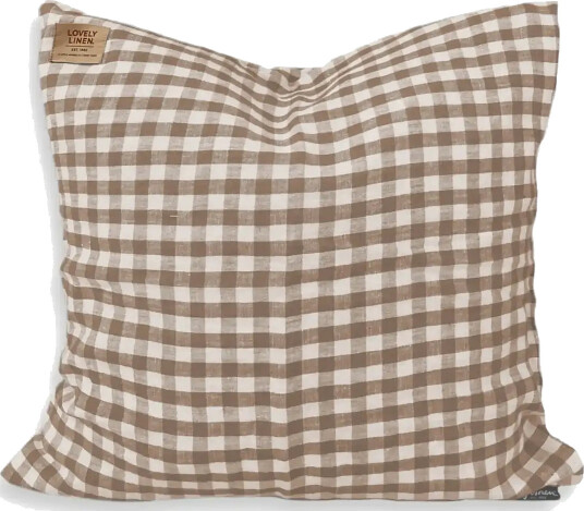 Lovely Linen Misty Cushion Cover - Brown - 50X50