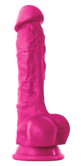 Colours Pleasures Colours Pleasure Rosa Dildo M/baller (16 Cm) Colours Pleasures Colours Pleasure Rosa Dildo M/baller (16 Cm)