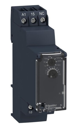 Schneider Electric Timer delay on de-energization1s-10m 1 c/o 8a 24-240v (3606480792458)