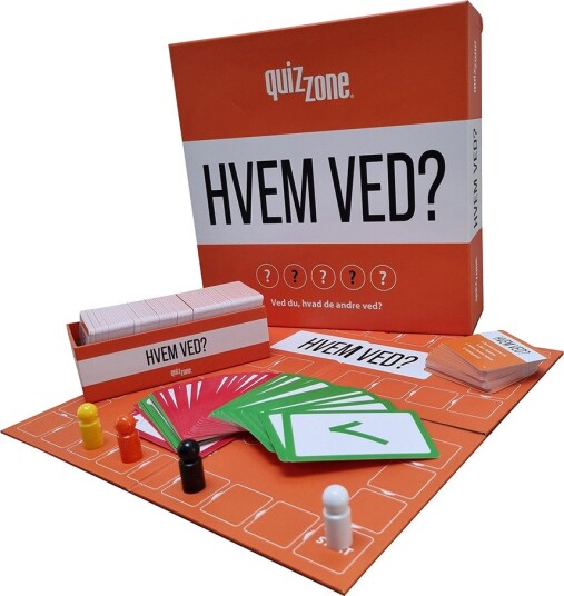 QuizZone: Hvem Vet? Brettspill 1600 Sp??rsm??l Norsk