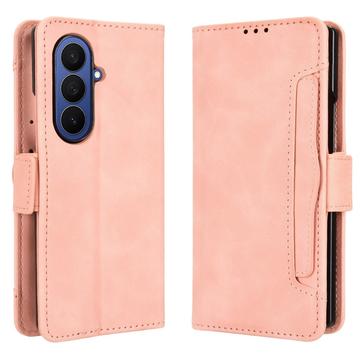 Samsung Galaxy Z Fold7 Kortholder Lommebokveske - Rosa