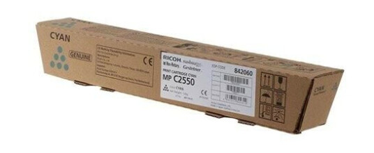 Ricoh - Cyan - Original - Tonerpatron - For Lanier Mp C2550  Gestetner Mp C2550  Nashuatec Mp C2550  Nrg Mp C2550  Rex Rotary Mp C2550