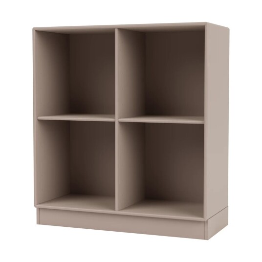 Montana SHOW hylle 69,6 x 69,6 cm, sokkel 7 cm 137 Mushroom