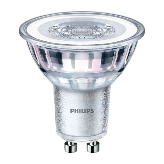 Philips Corepro LEDspot GU10 PAR16 4.6W 390lm 36D - 840 kald hvit | erstatter 50W