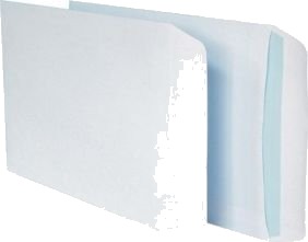Konvolutter C4 Hk Hvit 90 G (229X324) Undertrykk Grå 50 Stk