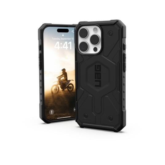 UAG Pathfinder Mobildeksel til iPhone 16 Pro - MagSafe Kompatibel - Svart